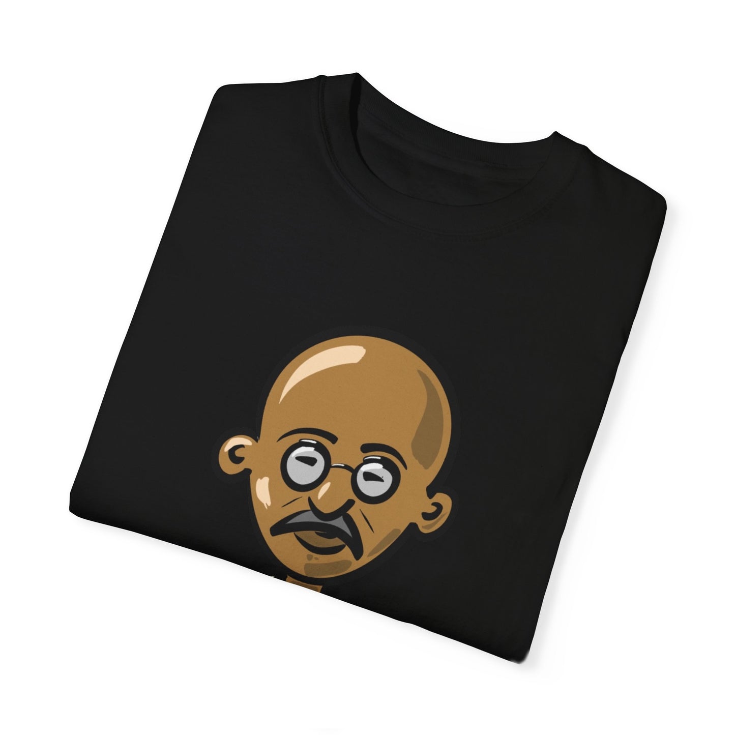 Unisex Garment-Dyed T-shirt Gandhi cartoon