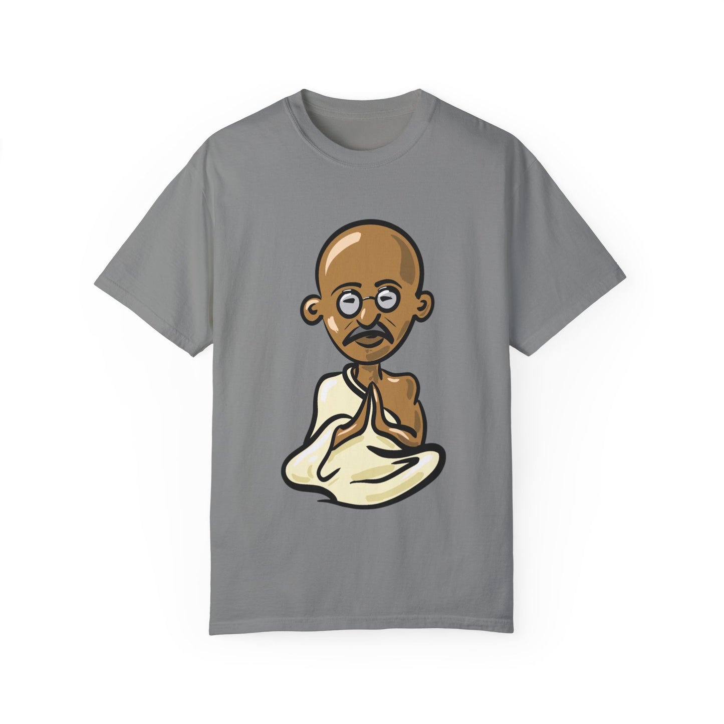 Unisex Garment-Dyed T-shirt Gandhi cartoon