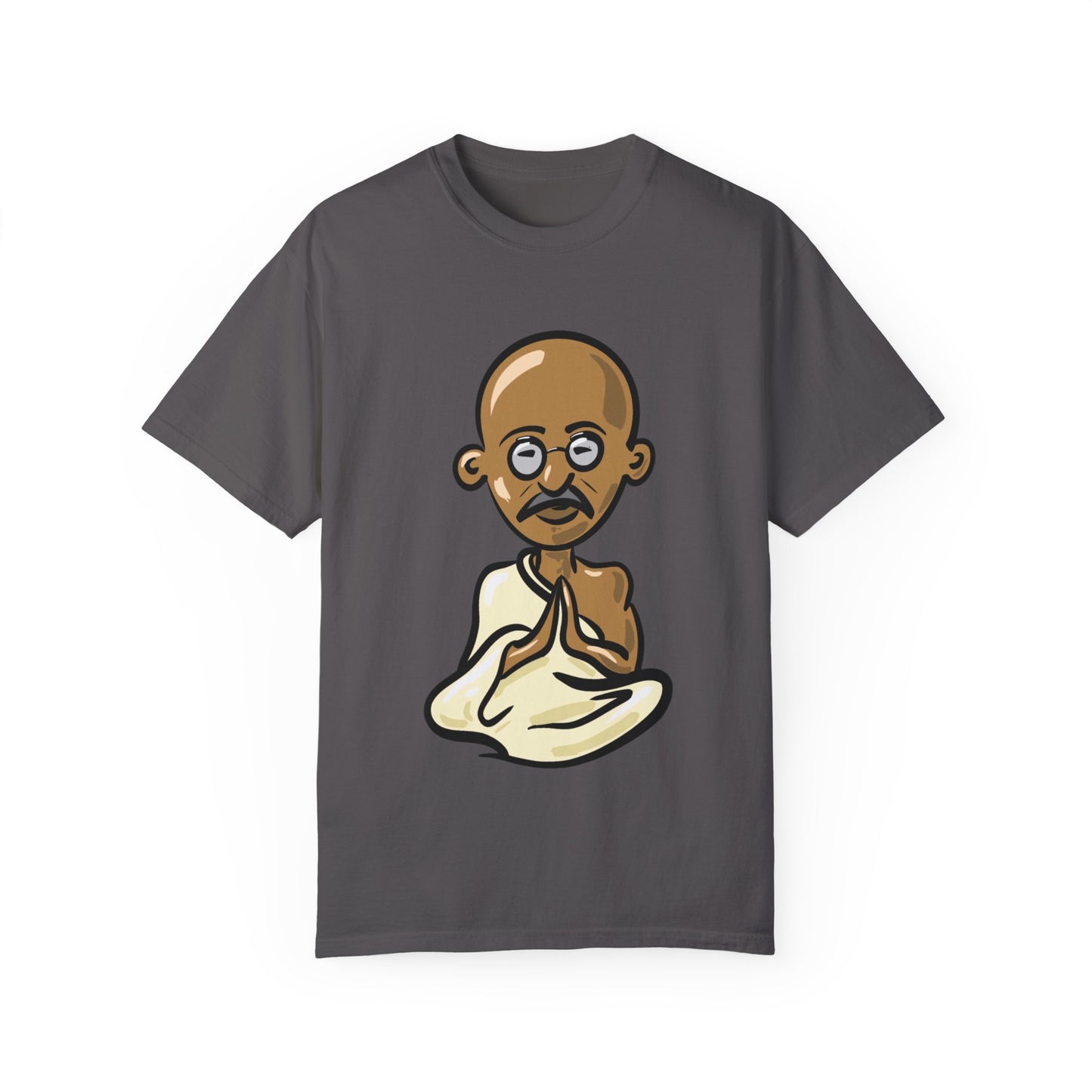 Unisex Garment-Dyed T-shirt Gandhi cartoon