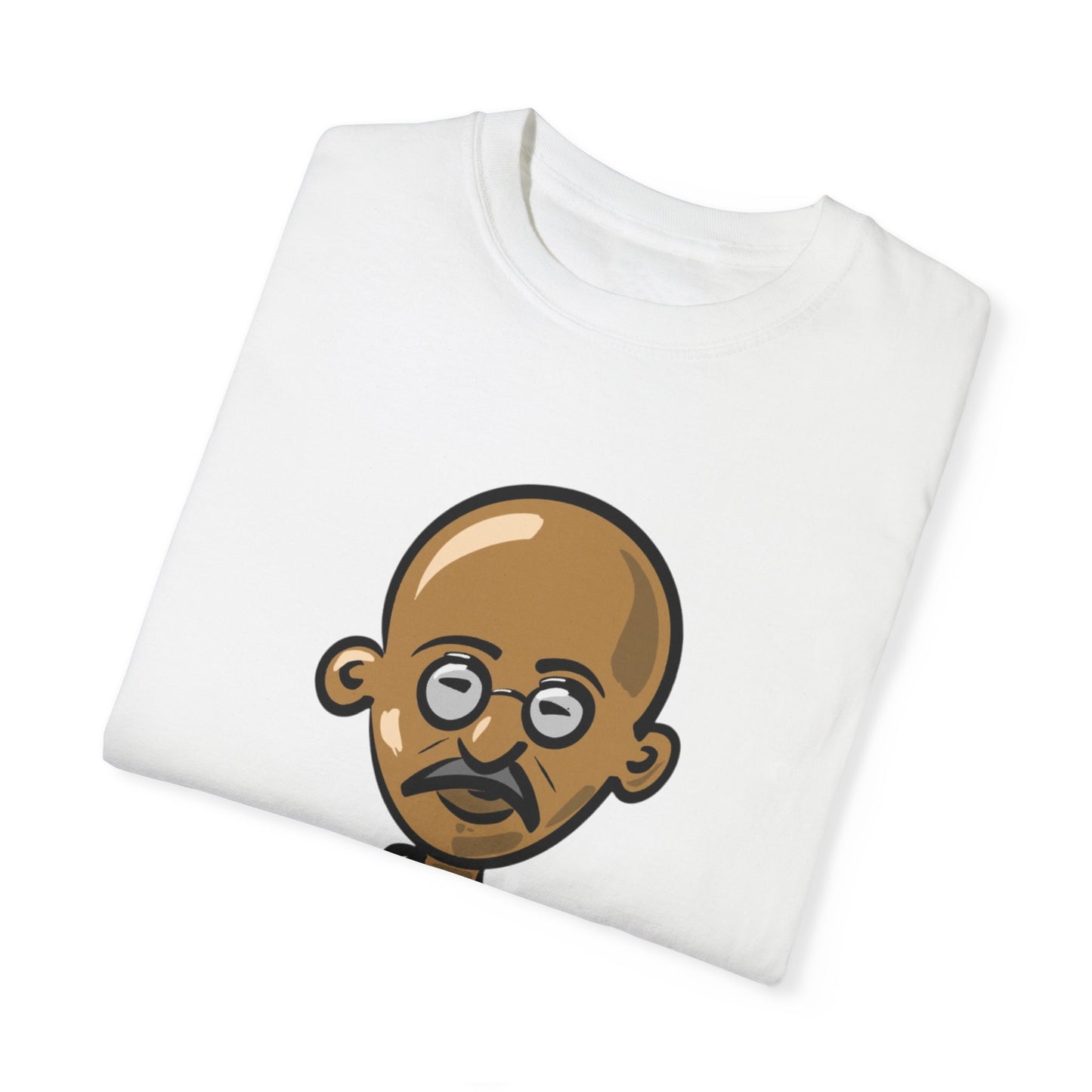 Unisex Garment-Dyed T-shirt Gandhi cartoon
