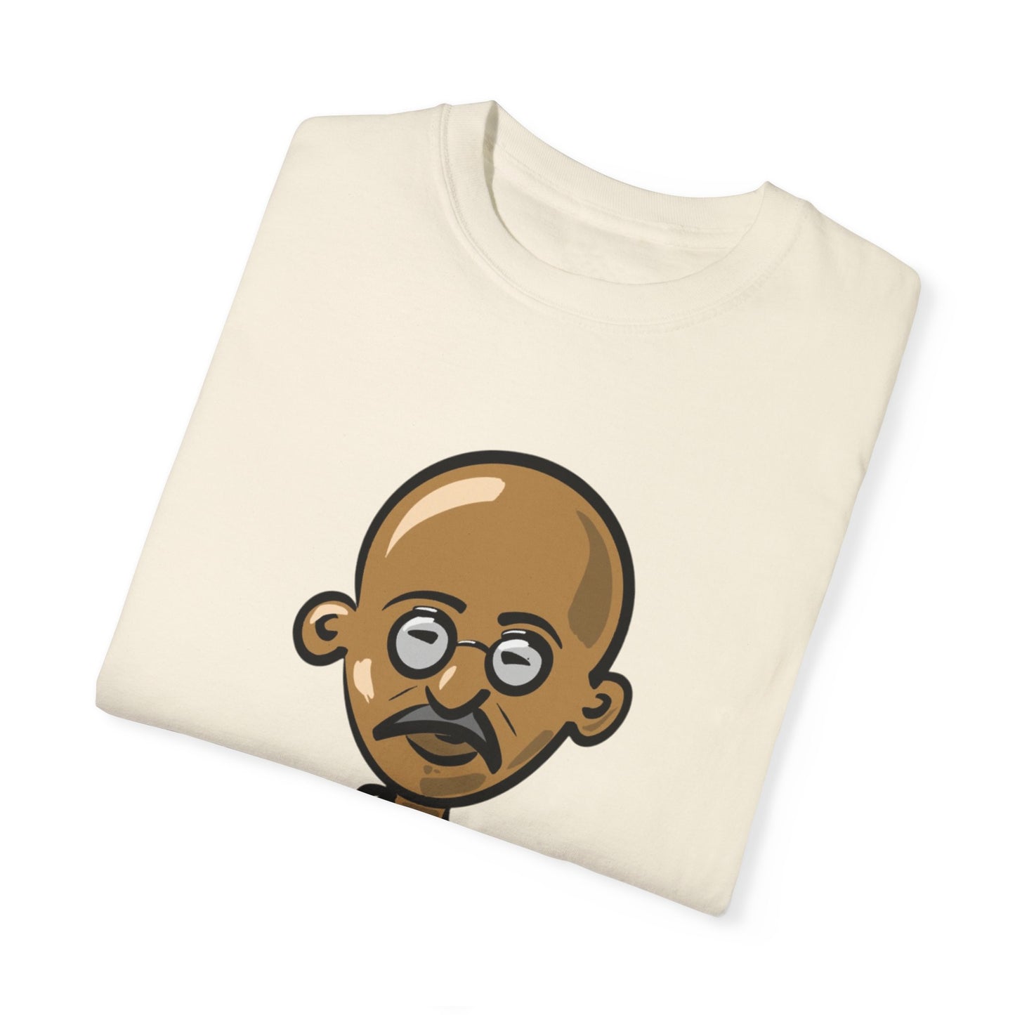 Unisex Garment-Dyed T-shirt Gandhi cartoon
