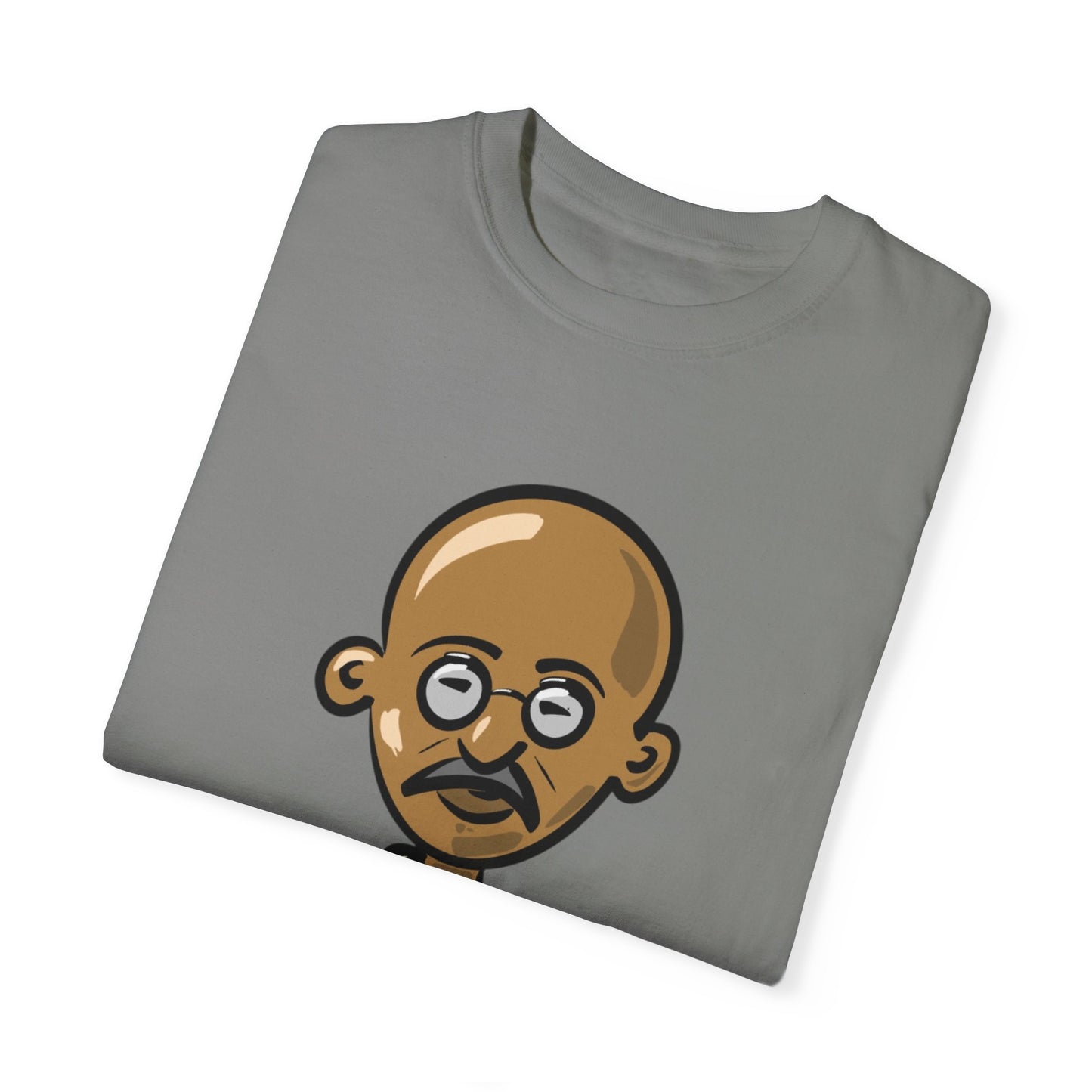 Unisex Garment-Dyed T-shirt Gandhi cartoon