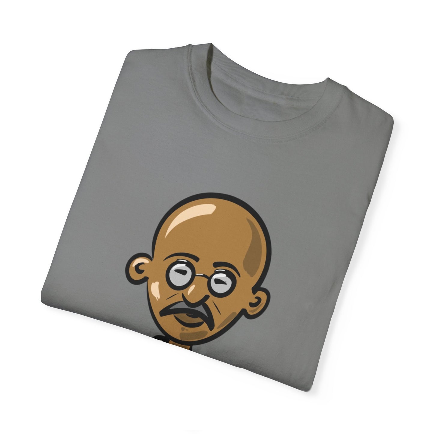 Unisex Garment-Dyed T-shirt Gandhi cartoon