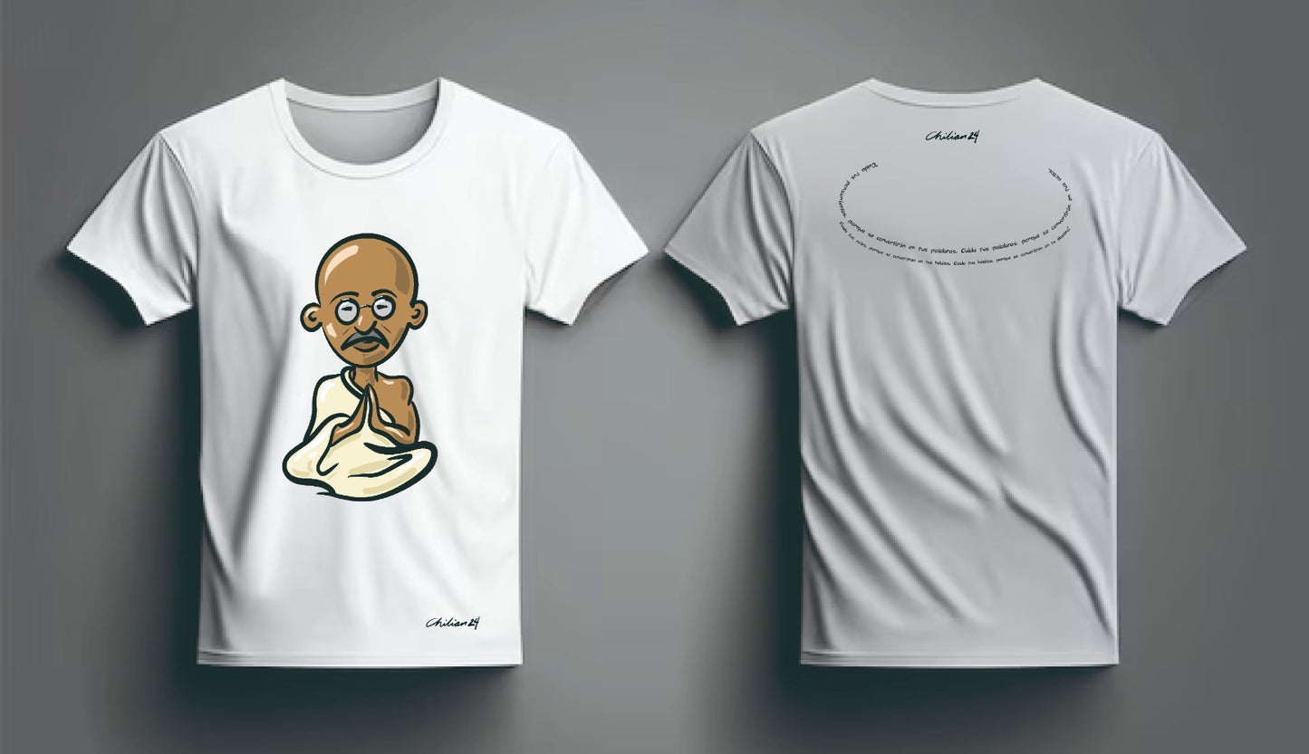 Playera Blanca para cuidar tus pensamientos