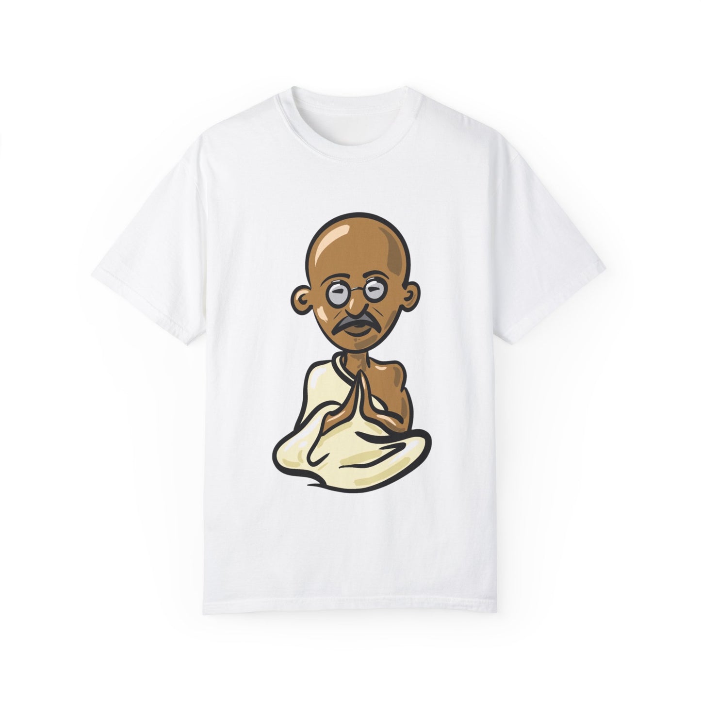 Unisex Garment-Dyed T-shirt Gandhi cartoon