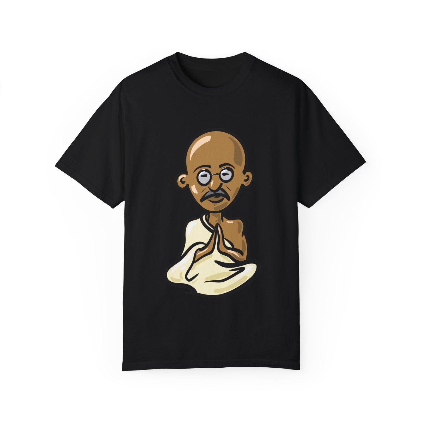 Unisex Garment-Dyed T-shirt Gandhi cartoon