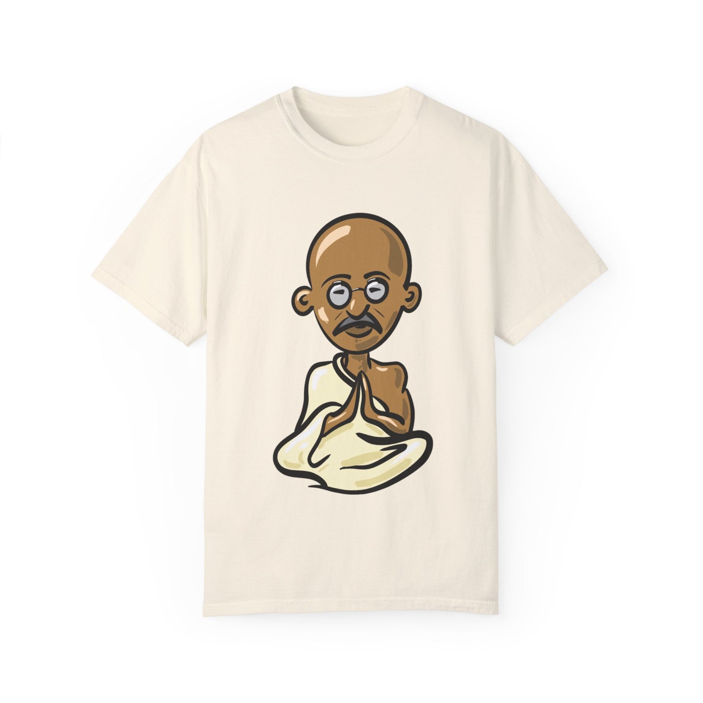 Unisex Garment-Dyed T-shirt Gandhi cartoon